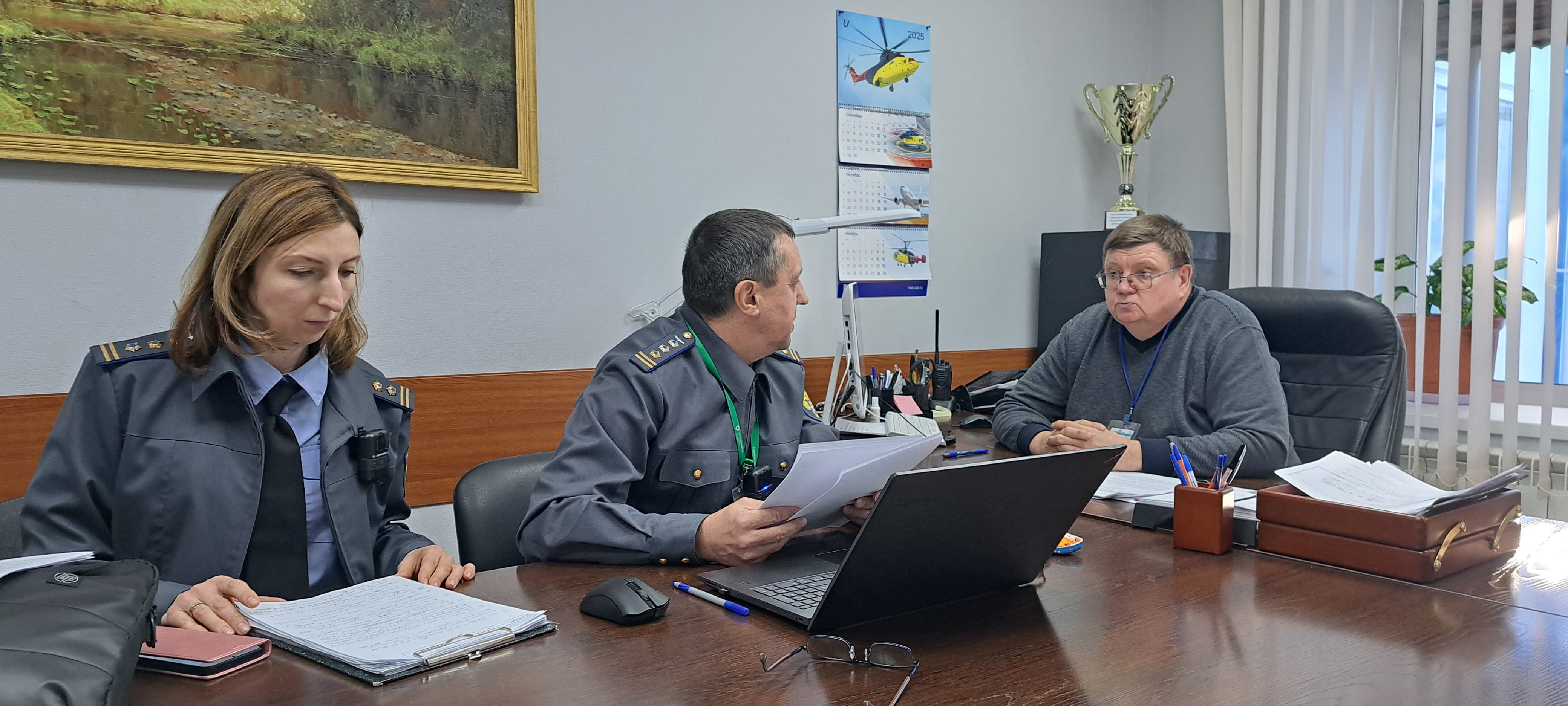 Выездное совещание с представителями оператора аэродрома Подкаменная Тунгуска
